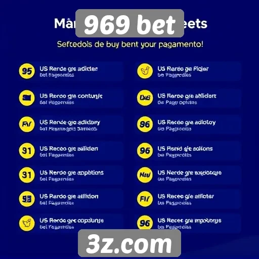Métodos de pagamento oferecidos pelo site 969 bet